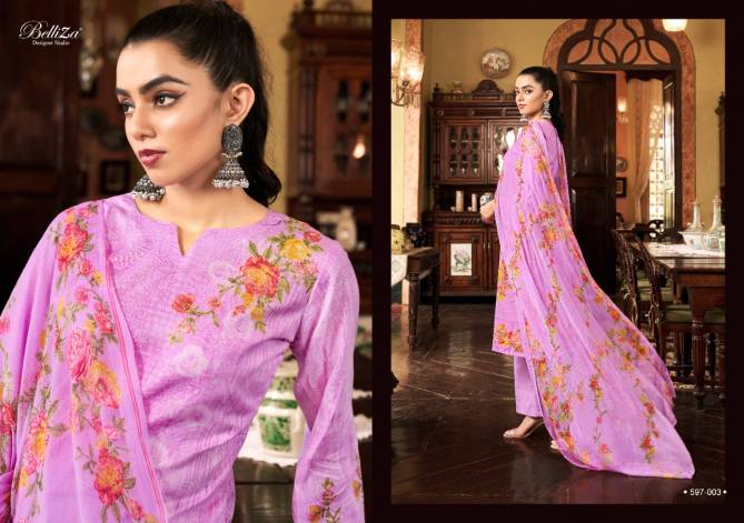Belliza Eva New Designer Fancy Wear Cotton Digital Printed Designer Dress Material Collection